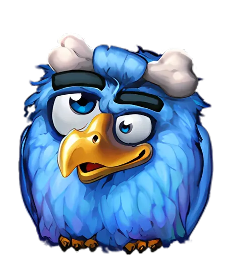 Personaje de Pirots 2: pájaro azul