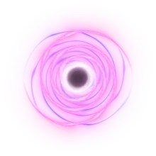 Símbolo de agujero negro de Pirots 4 en Lost in Space