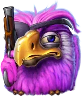 Pájaro personaje 2 de Pirots X